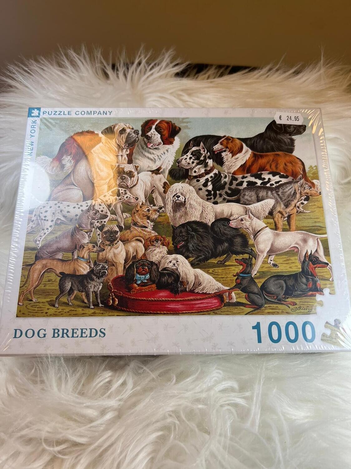 Puzzel Dog breeds 1000 pcs