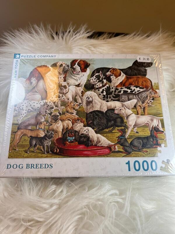 Puzzel Dog breeds 1000 pcs