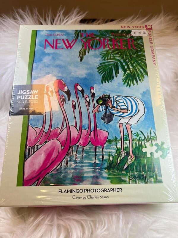 Puzzel Flamingo photographer 500pcs