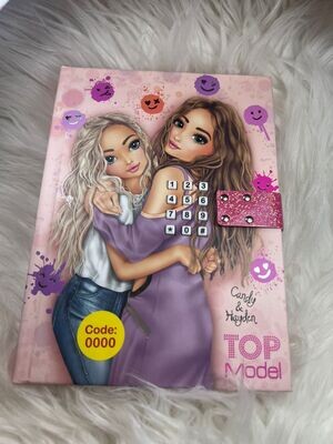 TOPModel Dagboek met geheime code en muziek
