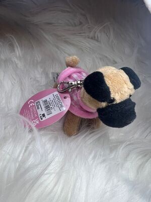 TOPModel Knuffel hond sleutelhanger