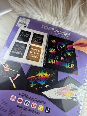TOPModel Magic scratch boek