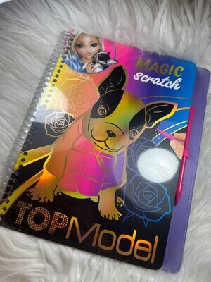 TOPModel Magic scratch boek