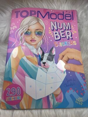 TOPModel Nummer stickers
