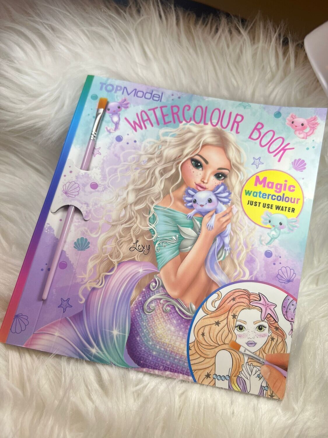 TOPModel Waterverf boek Mermaid