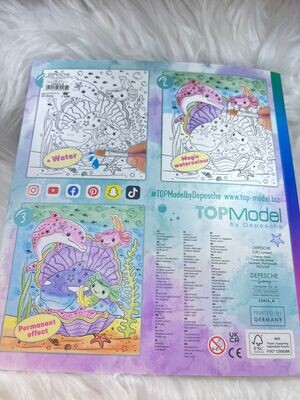 TOPModel Watercolor boek Mermaid