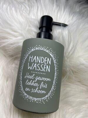 Zeeppompje Handen wassen