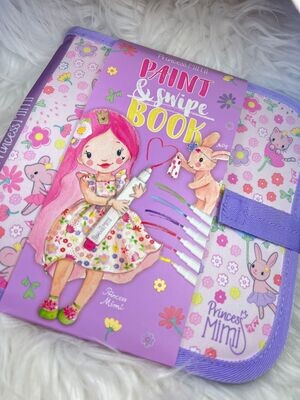 Paint &amp; swipe boek Princess Mimi