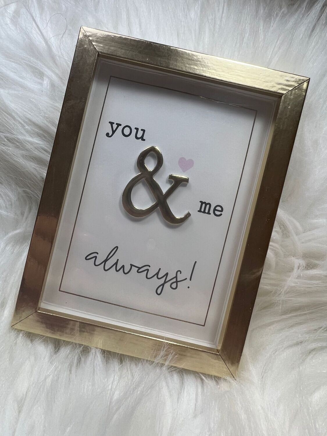 You &amp; me always - Fotolijst M