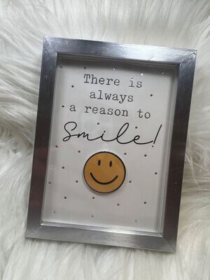 There is always a reason to smile - Fotolijst M