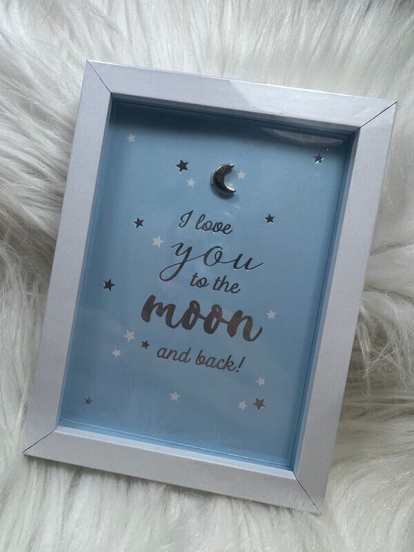 I love you to the moon and back - Fotolijst M