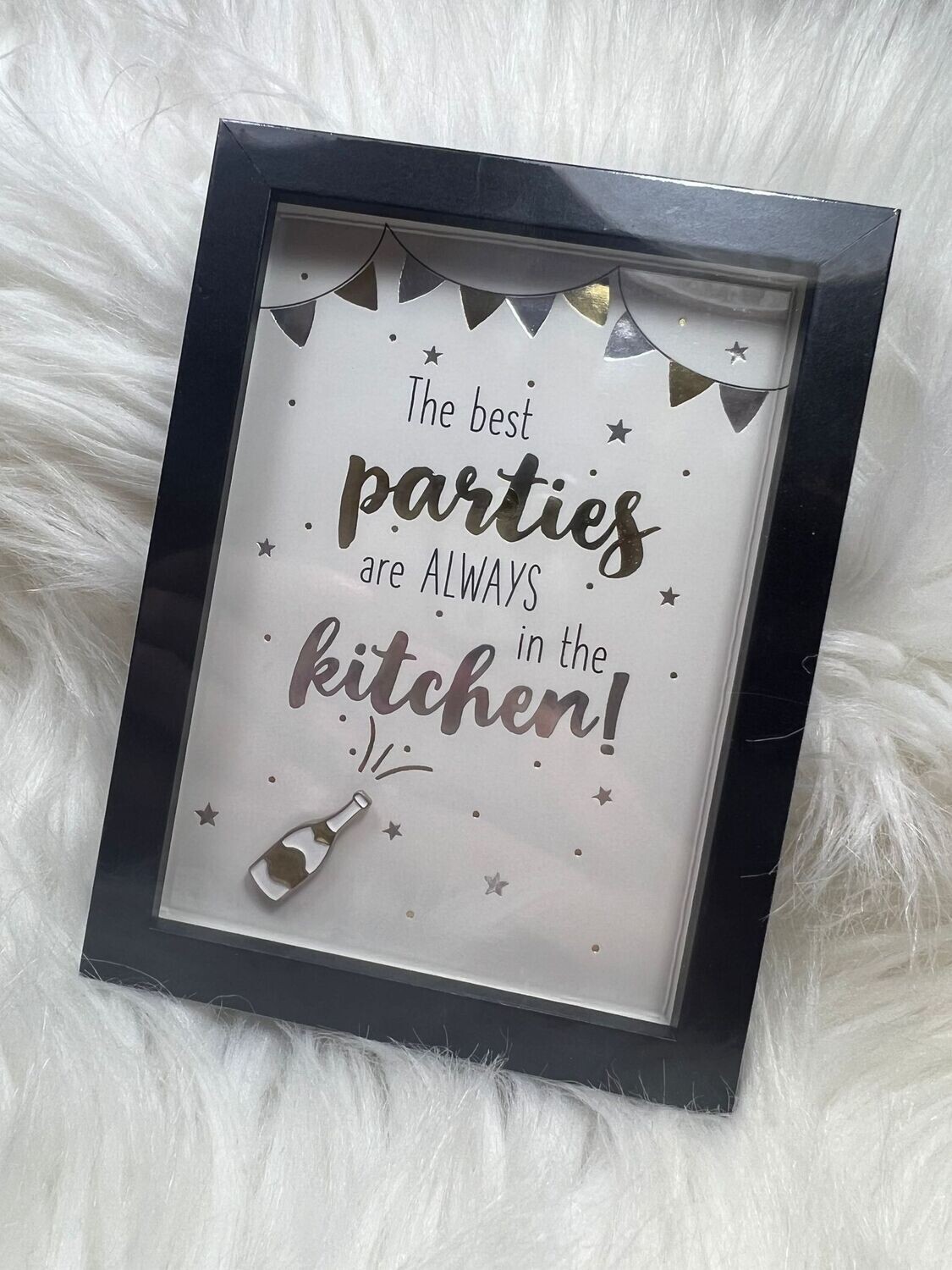 The best parties are always in the kitchen - Fotolijst M