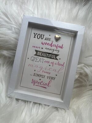 You are wonderful, smart, amazing... - Fotolijst M
