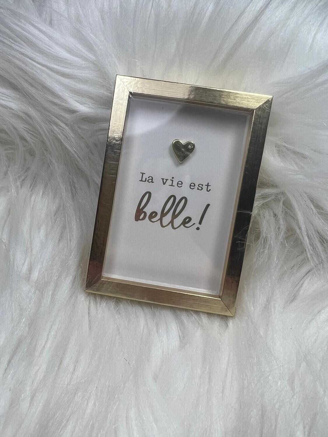 La vie est belle - Fotolijst S - Mt20