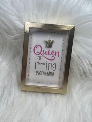 Queen of everything - Fotolijst S- Mt41