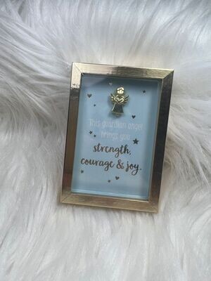 This guardian angel brings you strenght courage and joy - Fotolijst S - Mt35