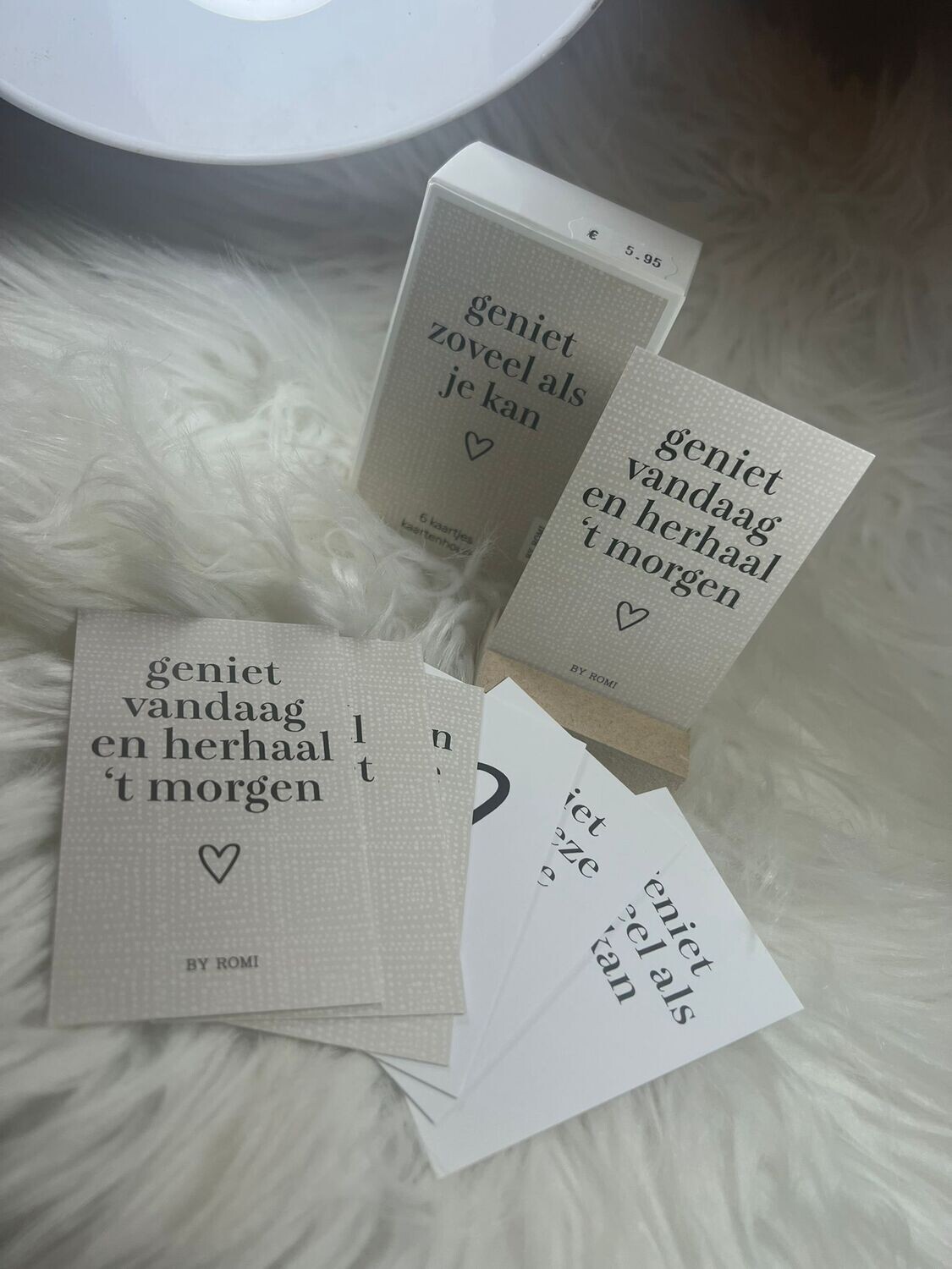 Kaartsetje Geniet