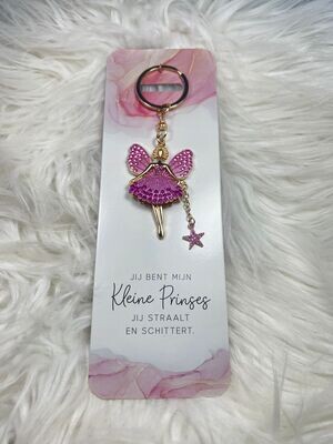 Sleutelhanger Sprankelende engel - Kleine prinses