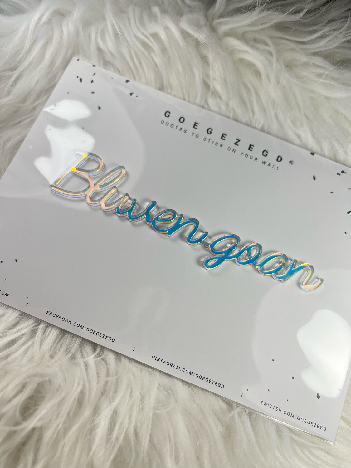Goegezegd Quote - Bluven Goan