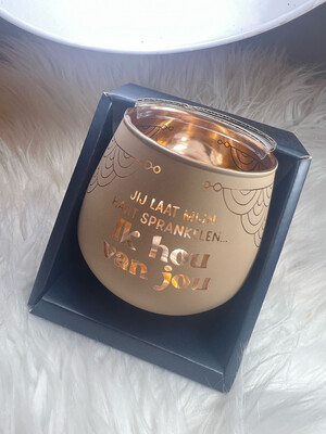 Sfeerlichthouder - Ik Hou Van Jou