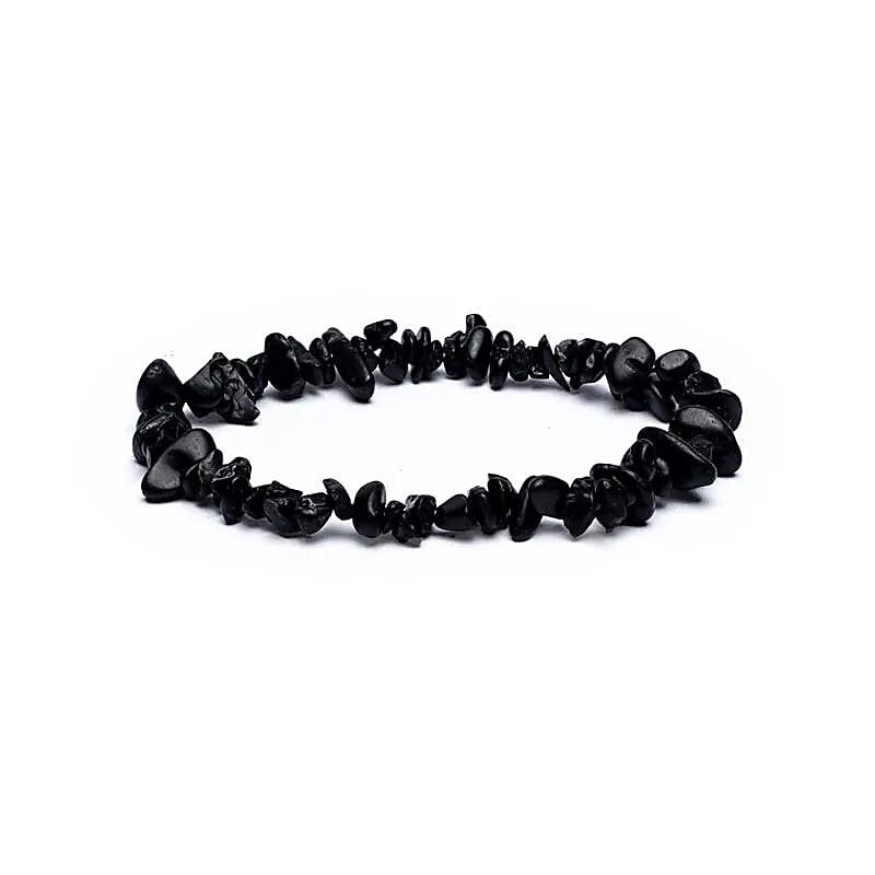 Edelsteen Armband Zwarte Toermalijn Chips