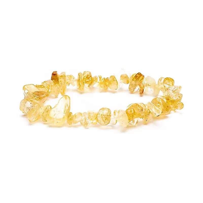 Edelsteen Armband Citrien Chips