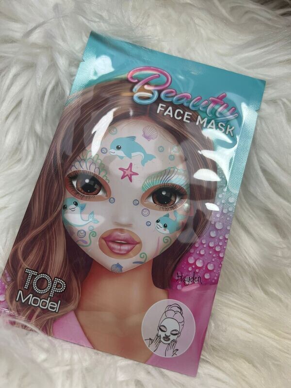 TOPModel Gezichtsmasker, Motief: Blauw