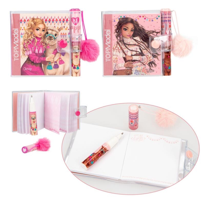 TOPModel Mini Schrijfblok Met Pen Cosy