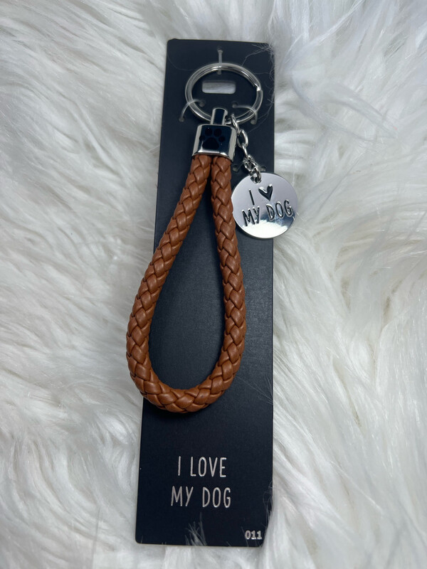 Sleutelhanger Mt11 I Love My Dog