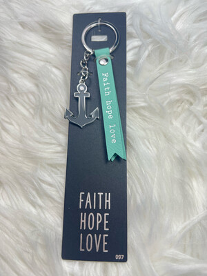 Sleutelhanger Mt97 Faith Hope Love