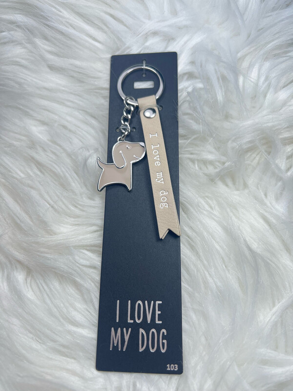 Sleutelhanger Mt103 I Love My Dog