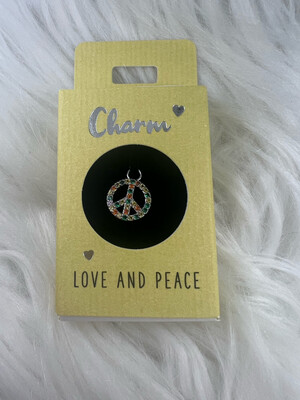 Hanger Oorring Love And Peace