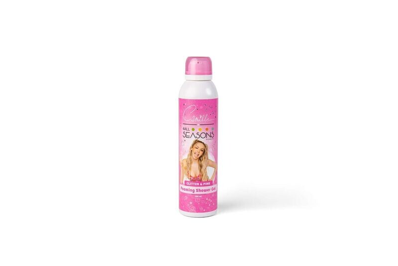 Foaming shower gel Camille x 4allseasons Pink &amp; Glitter 200ml