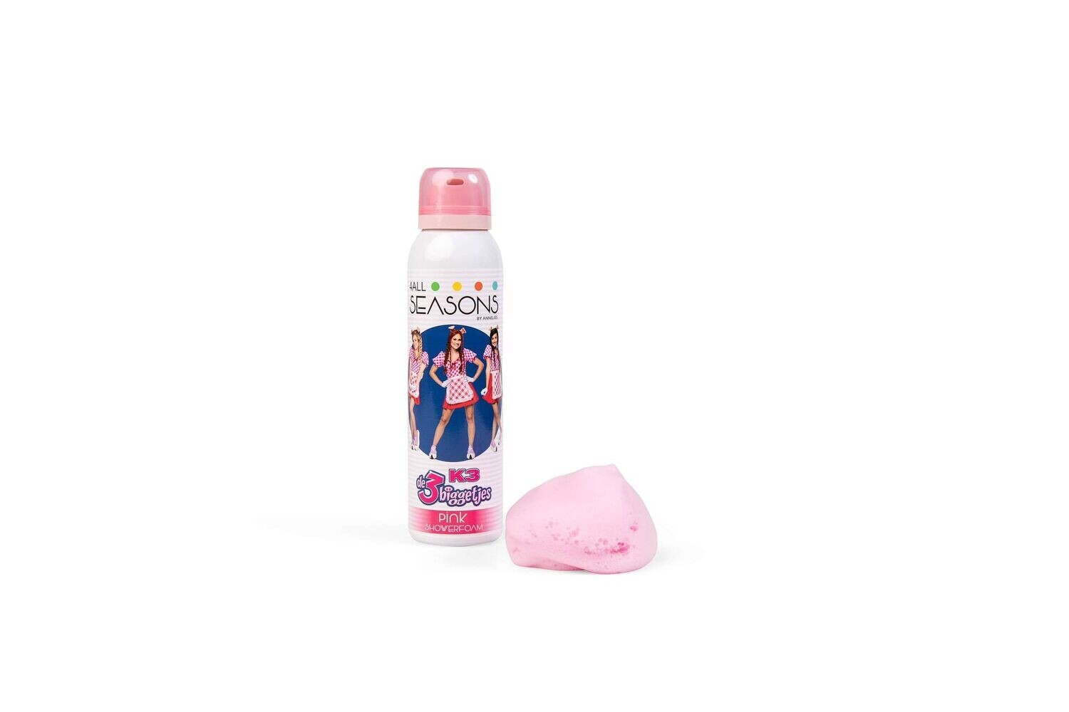 Shower foam K3 - 3 biggetjes 150ml