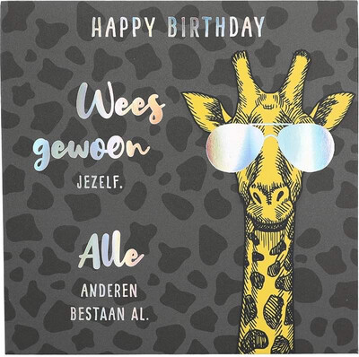 Happy Birthday Wees Jezelf K56