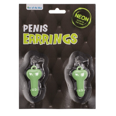 Glow In The Dark P Oorbel