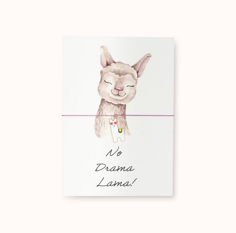 Kaart Met Armband No Drama Lama