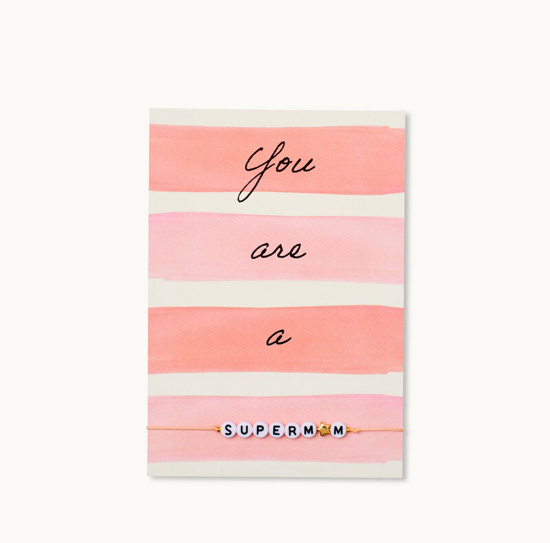 Kaart Met Armband You Are A Supermom