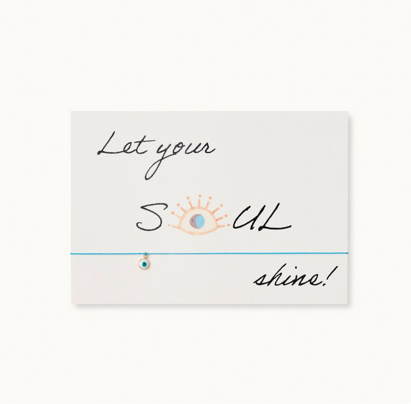 Kaart Met Armband Let Your Soul Shine