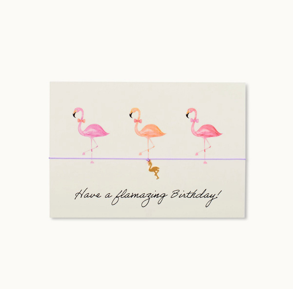 Kaart Met Armband Have A Flamazing Birthday