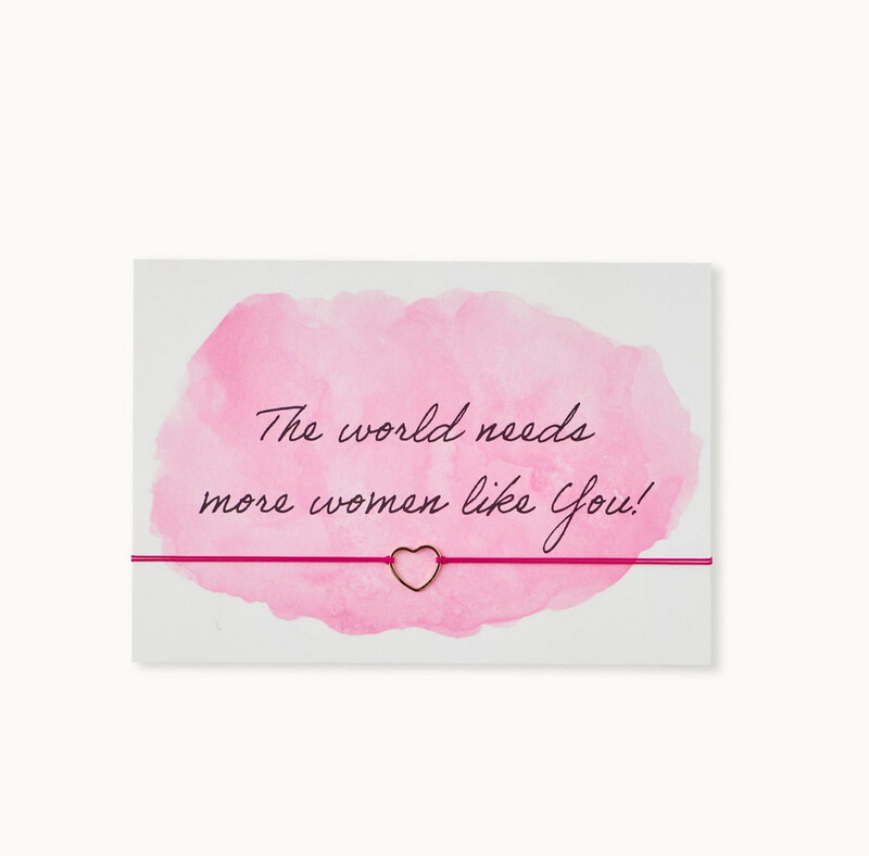 Kaart Met Armband The World Needs More Women Like You