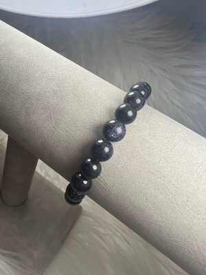 Edelsteen Armband Goudsteen Blauw