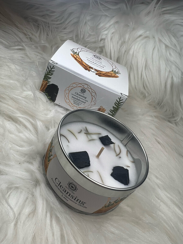 Geurkaars Met Edelstenen Cleansing