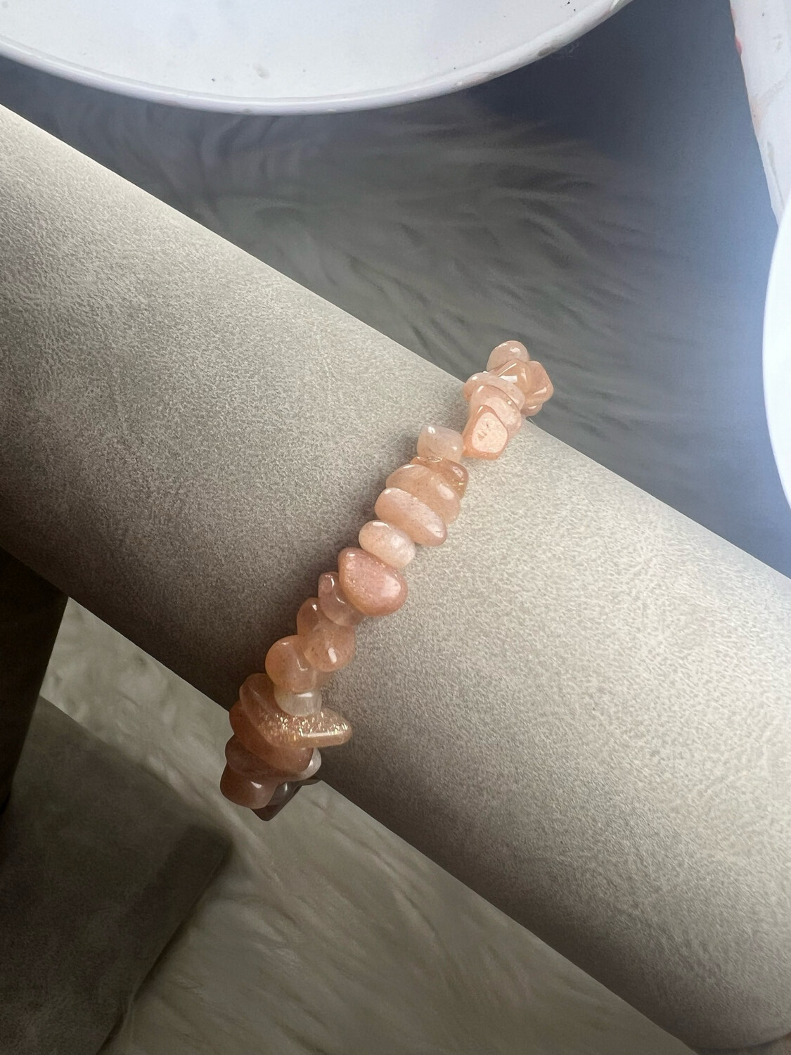 Edelsteen Armband Maansteen Chips
