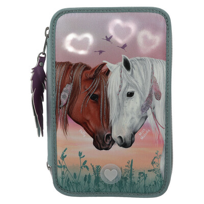 Miss Melody 3-vaks Etui Met LED Licht