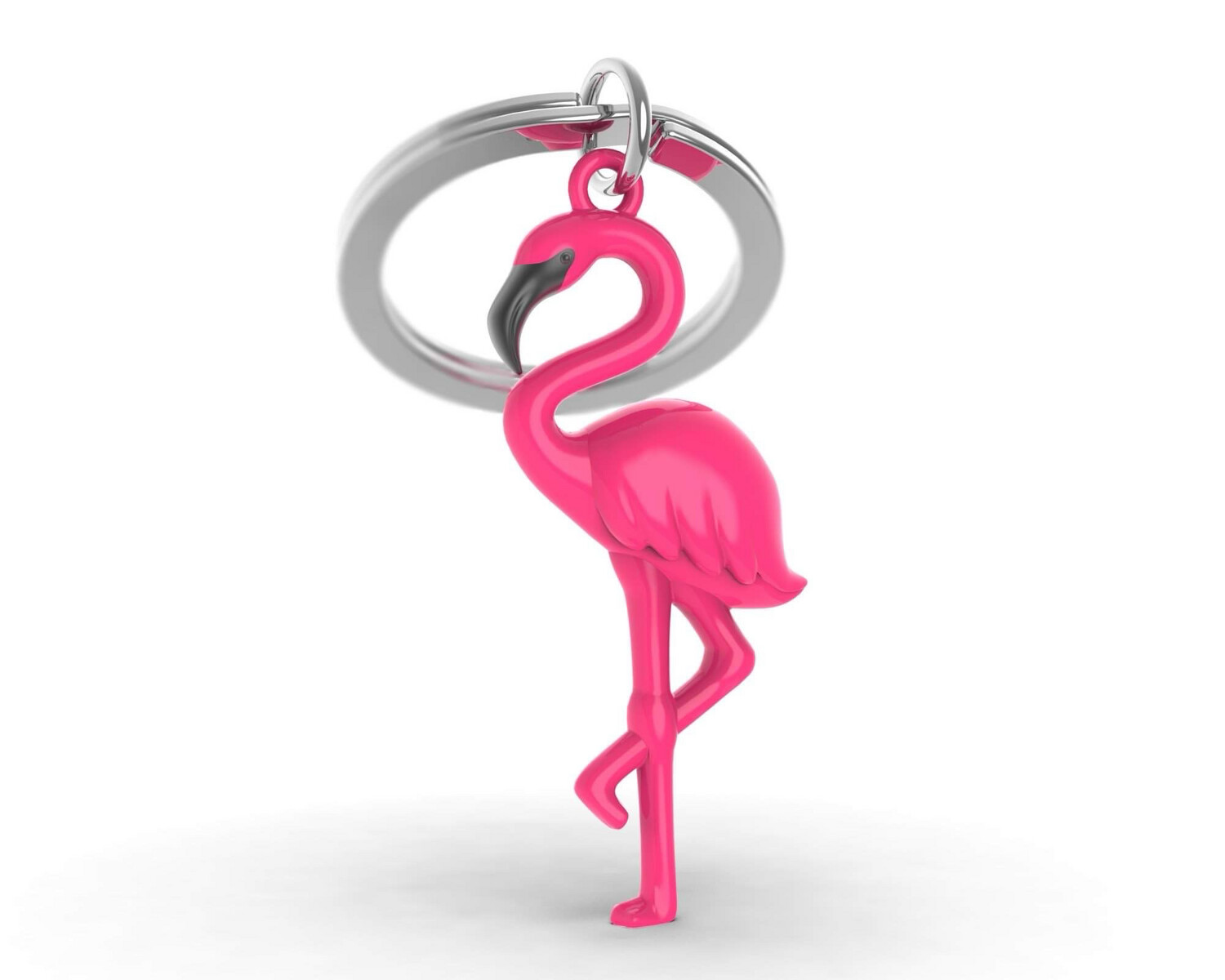 Metalmorphose Sleutelhanger Flamingo