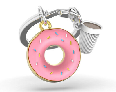 Metalmorphose Sleutelhanger Donut