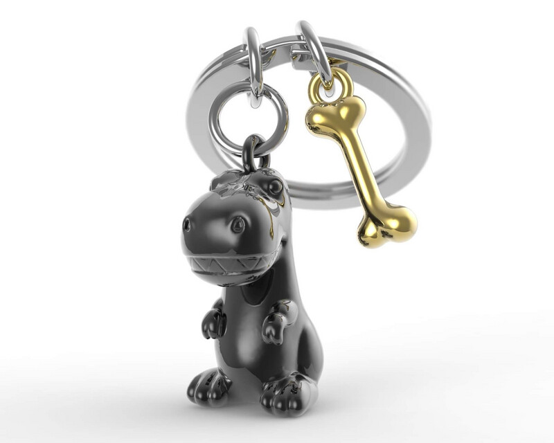Metalmorphose Sleutelhanger Dino