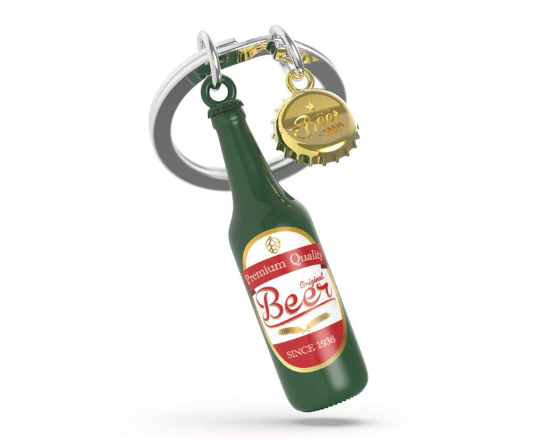 Metalmorphose Sleutelhanger Beer