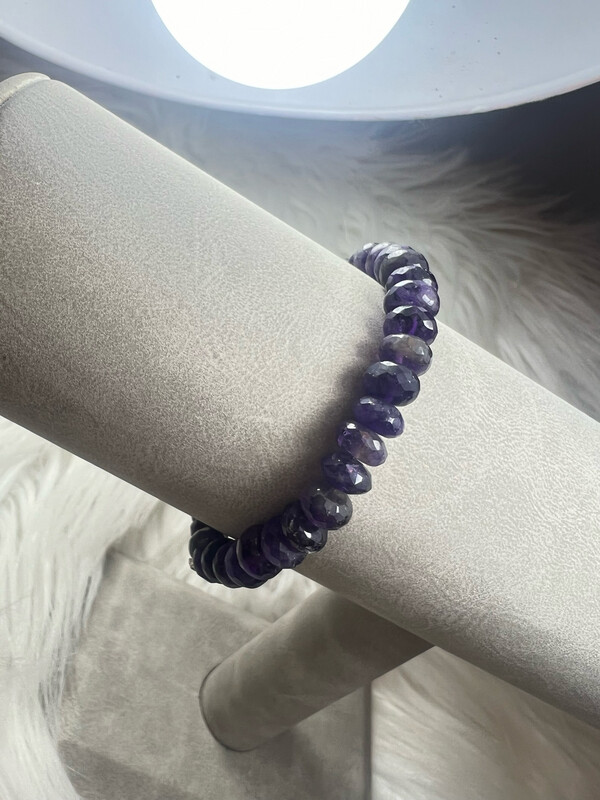 Amethist Armband Facet AA Kwaliteit 8mm